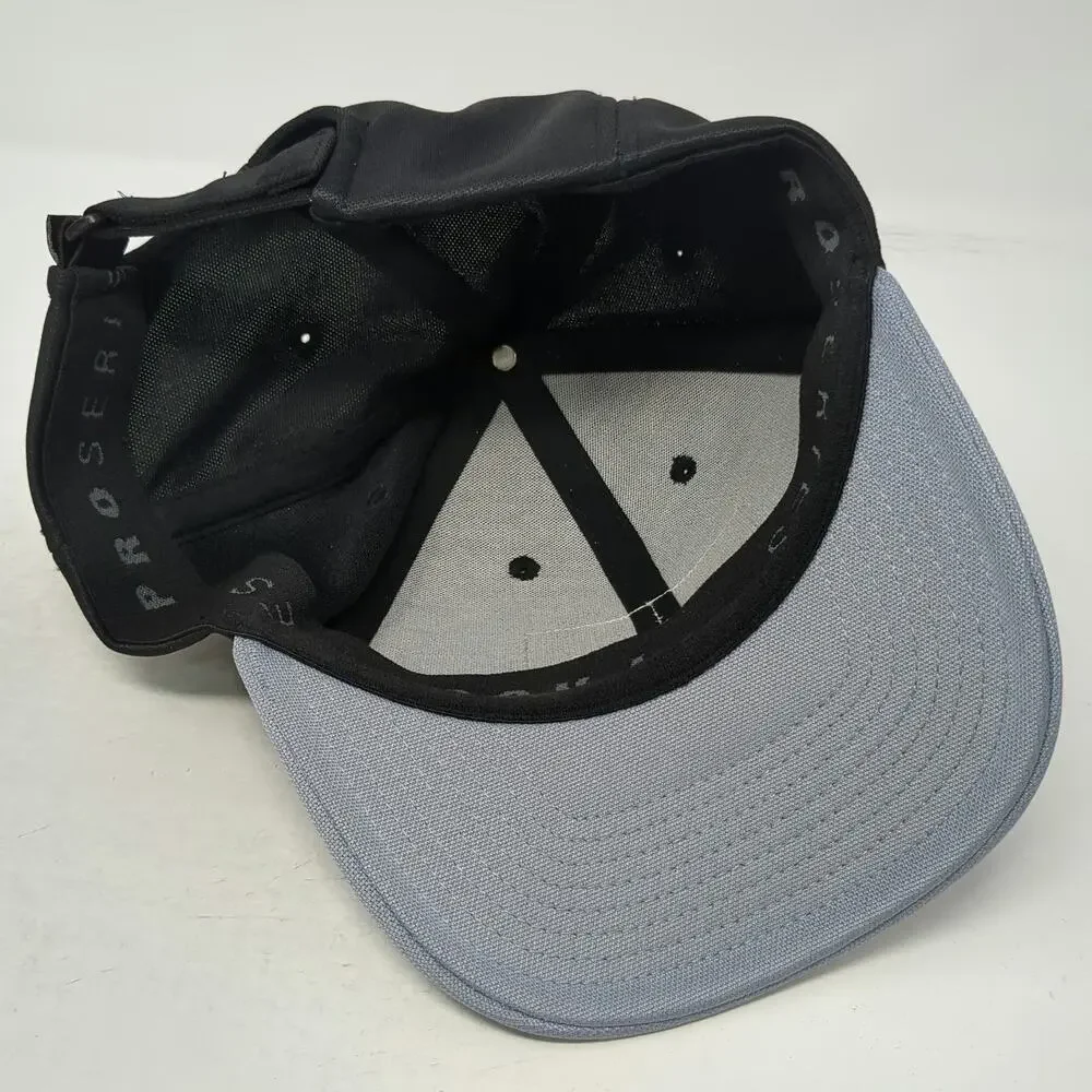 PGA TOUR Baseball Cap Black One Size ProSeries Performance Strapback Hat Blue